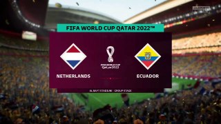 Netherlands vs Ecuador - FIFA World Cup Qatar 2022 25th November 2022 - Fifa 23