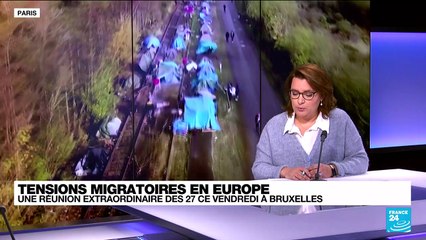 Tensions migratoires en Europe : une réunion extraordinaire des 27 prévue à Bruxelles
