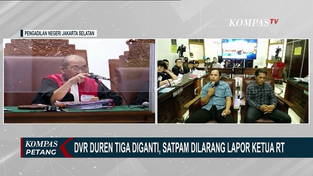 Terungkap! DVR Duren Tiga Diganti, Satpam Dilarang Lapor Ketua RT