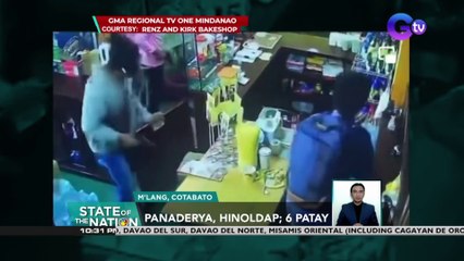 Panaderya, hinoldap; 6 patay | SONA