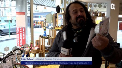 Reportage - Fabricanova : des vêtements et des objets recyclés ou d'occasion !