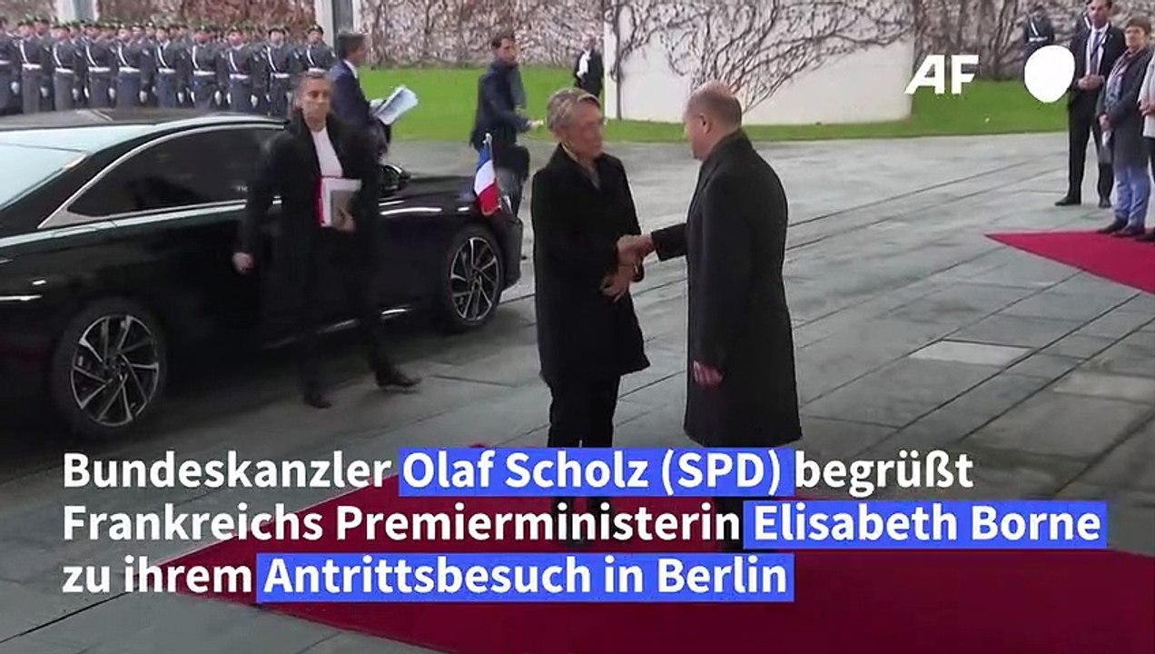 Französische Premierministerin Borne zu Antrittsbesuch in Berlin