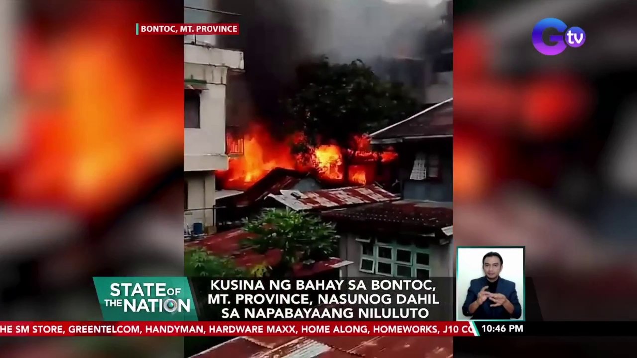 Kusina ng bahay sa Bontoc, Mt. Province, nasunog dahil sa napabayaang niluluto | SONA