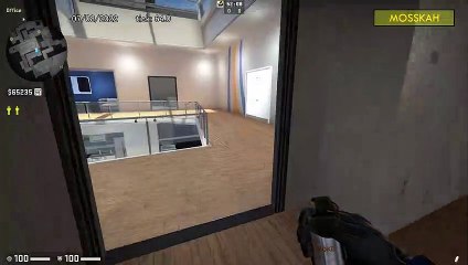 How to Smoke Storage Room on Agency, option 1 - CSGO