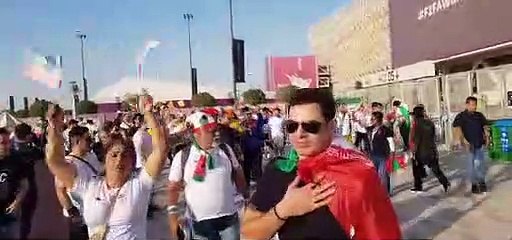Iranian fans at Qatar World Cup