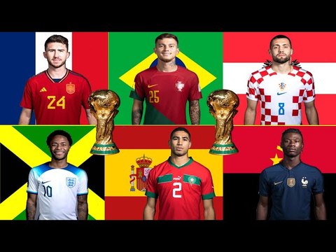 Players Born in Countries They Don't play For WORLD CUP QATAR 2022Sterling,Camavinga,Hakimi,Pepe | FIFA WORLD CUP 2022.