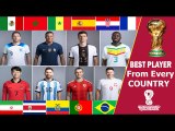 Every Team’s Best PlayerWORLD CUP QATAR 2022Ronaldo,Messi,Neymar,Mbappe,Leva .... ect | FIFA WORLD CUP 2022