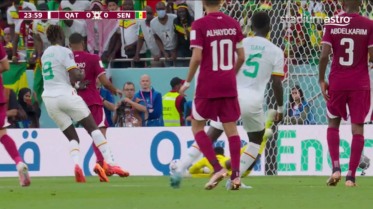 Qatar 1 - 3 Senegal - World Cup 2022 Highlights - Group A