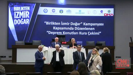 'Birlikten İzmir Doğar' projesiyle deprem konutlarının kurası çekildi