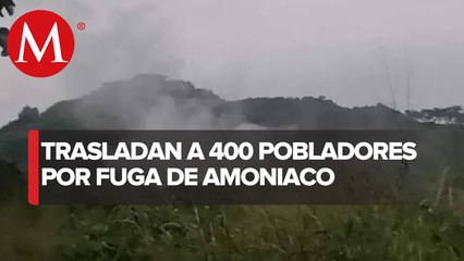 Fuga de amoniaco en ducto de Pemex se extiende en Veracruz