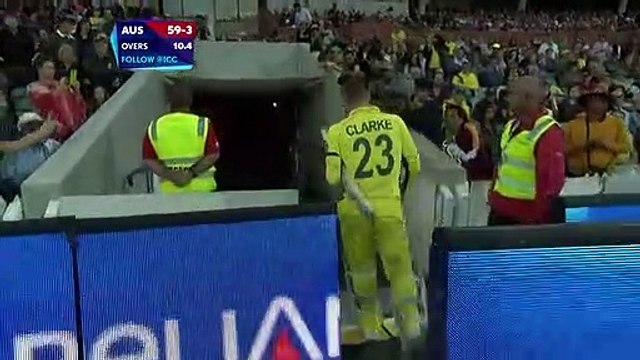 Wahab Riaz Vs Shine Watson Best Spell 2015 World Cup