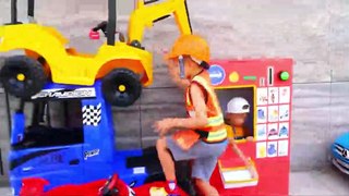 Vlad and Niki Pretend Play with Ride On Cars Toy