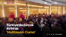 Alışveriş merkezlerinde indirim izdihamı