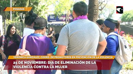25 de Noviembre día de eliminación de la violencia contra la mujer