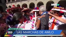 Las marchas de AMLO- Recuento histórico de sus luchas - MVS Noticias 25 nov 2022