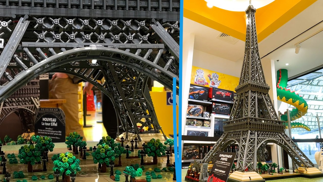 « Je viens d’acheter la Tour Eiffel ! » :  les fans de LEGO s’offrent une Dame de fer géante