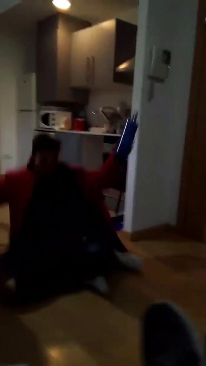 Guy Hit With Water Bottle by Friends