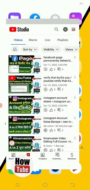 title ke niche hashtag kaise lagaye youtube video me