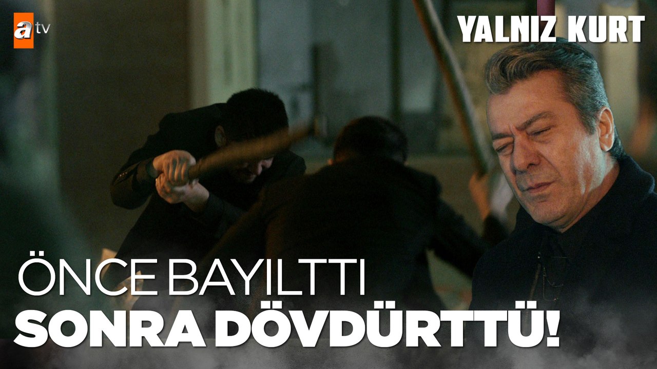 Halit, Haruncan'ı bayıltıp sonra da odunla dövdürttü! -  Yalnız Kurt 27. Bölüm