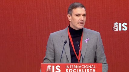 Pedro Sánchez, elegido por aclamación presidente de los socialdemócratas, socialistas y laboristas de todo el mundo: “¡Estamos más vivos que nunca!”