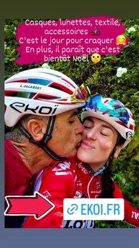 Laurent Jalabert et sa compagne Marion.