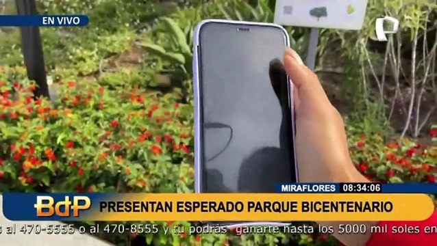 Nuevo pulmón verde : Presentan Parque Bicentenario, atractivo turístico de Miraflores