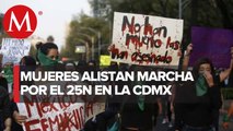 Alistan marchas por 25N en CdMx, hay cierres viales