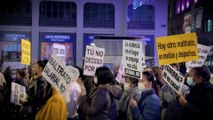 Manifestación feminista en Madrid por el Día contra la Violencia de Género