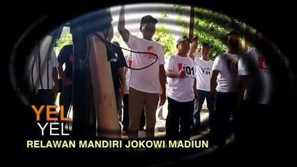 Yel Yel Relawan Mandiri Jokowi Madiun