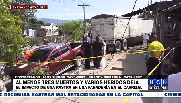 ¡TRAGEDIA! Dos muertos y varios heridos al impactar rastra desenfrenada con panadería en El Carrizal