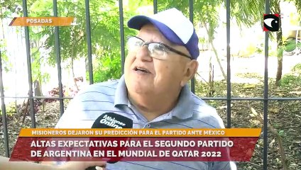 Altas expectativas para el segundo partido de argentina en el mundial de Qatar 2022