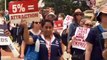 For the first time in 24 years, Western Australia nurses and midwives have walked off the job in a bid to pressure the government to improve their pay and conditions