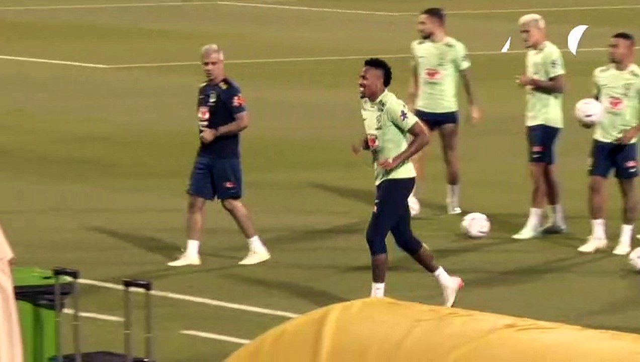 Seleção treina