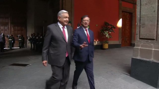 Encuentro entre Gustavo Petro y Manuel López Obrador