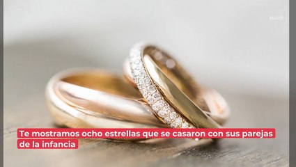 ¡Enamorados desde toda la vida! Celebridades que se casaron con sus amores de la infancia