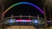 Wembley arch lit up in rainbow colours as England face USA in World Cup clash