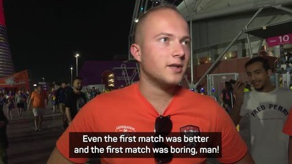 Netherlands fans split on Ecuador draw