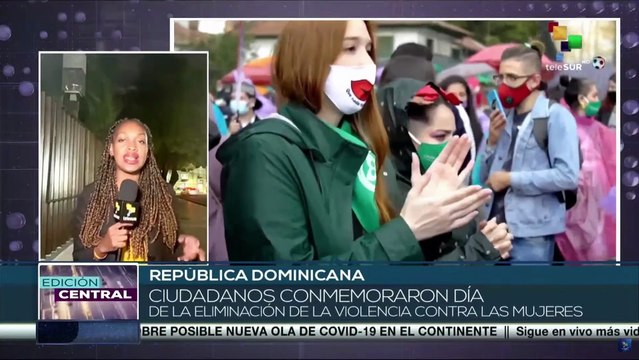 República Dominicana: Ciudadanos marcharon para visibilizar la no violencia contra la mujer