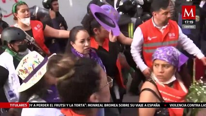 Grupo anarquista realiza destrozos en el Palacio Virreinal de la CdMx