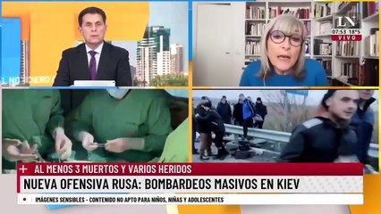 Nueva ofensiva rusa_ bombardeos masivos en Kiev