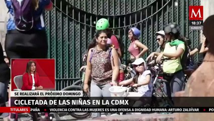 Nueva edición de la Cicletada de las Niñas en la CdMx