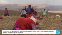 Agricultores bolivianos hacen rituales para pedir que llegue la lluvia
