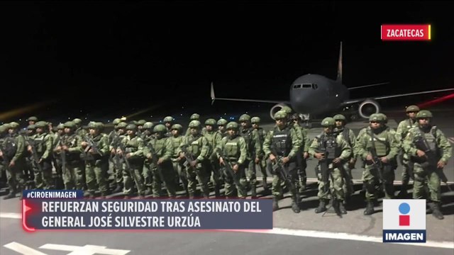 500 militares llegaron a Zacatecas tras muerte del general José Urzúa