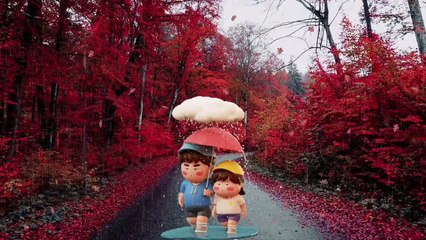 Rain thunder and piano mixed by Plugnplaymusic