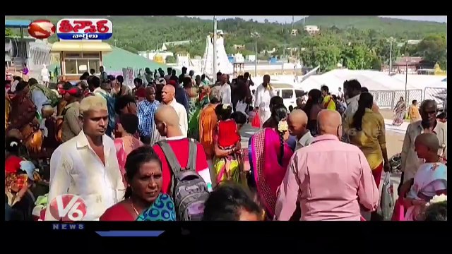 TTD Earns Rs.47.92 Lakhs In Year From Hair Donations _ Tirumala Tirupati _ V6 Teenmaar