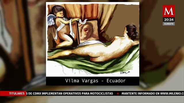 Cartones que expresan la violencia que viven las mujeres | Los Desplumados de Rapé