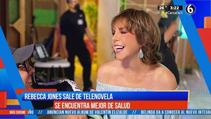Rebecca Jones sale de telenovela; se encuentra mejor de salud