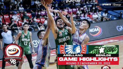 NCAA Season 98 | Game Highlights: Benilde vs AU| Men's Basketball Tournament Round 2