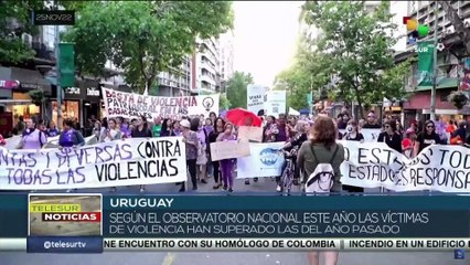 Uruguay: Mujeres exigen el fin de la violencia de género