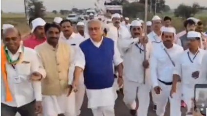 धार : भारत जोड़ो यात्रा को मिल रहा समर्थन, जिले के कांग्रेसी नेता हुए शामिल
